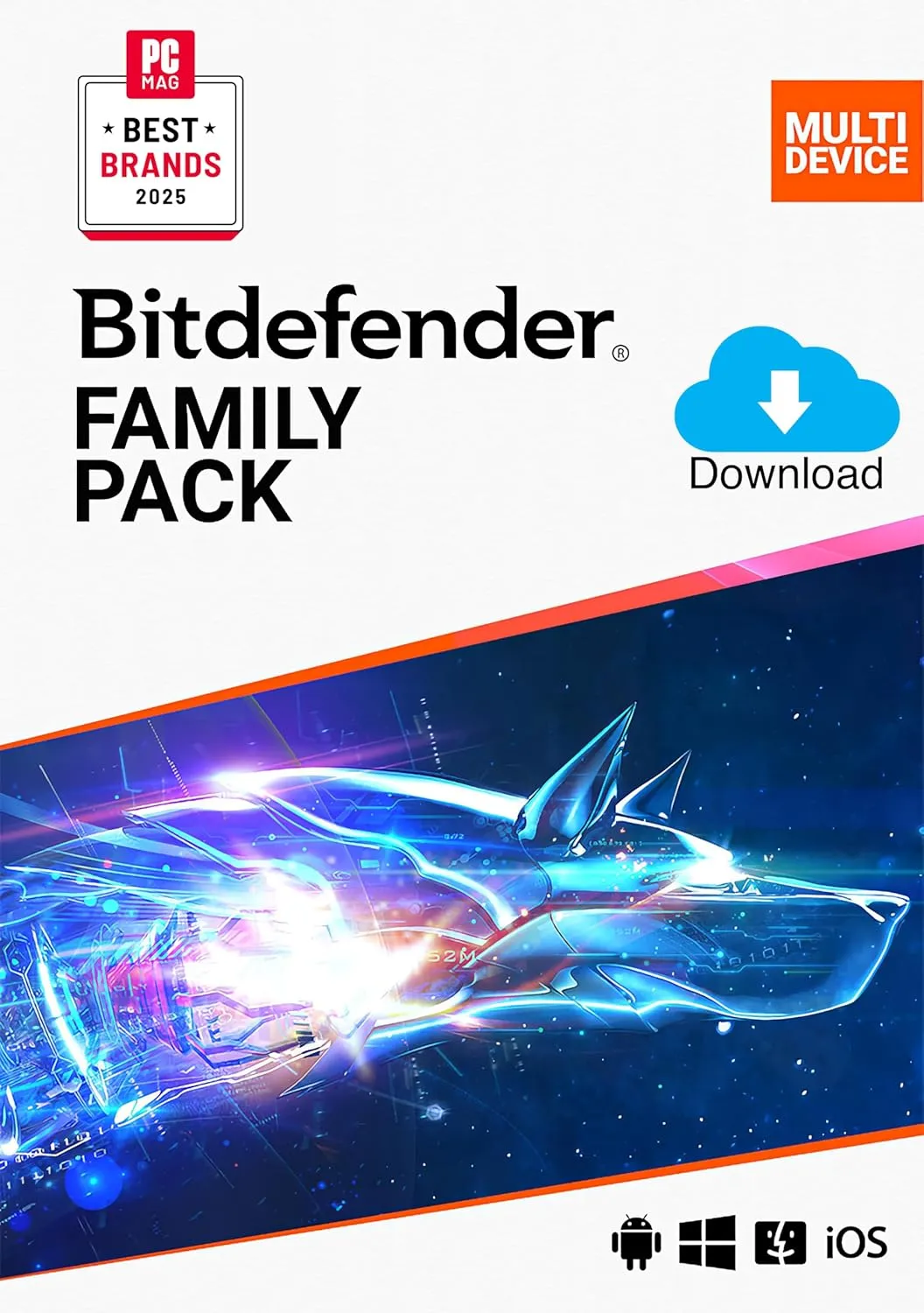 Bitdefender Family Pack - 15 Devices | 2 year Subscription | PC/Mac | Activation Code by email
