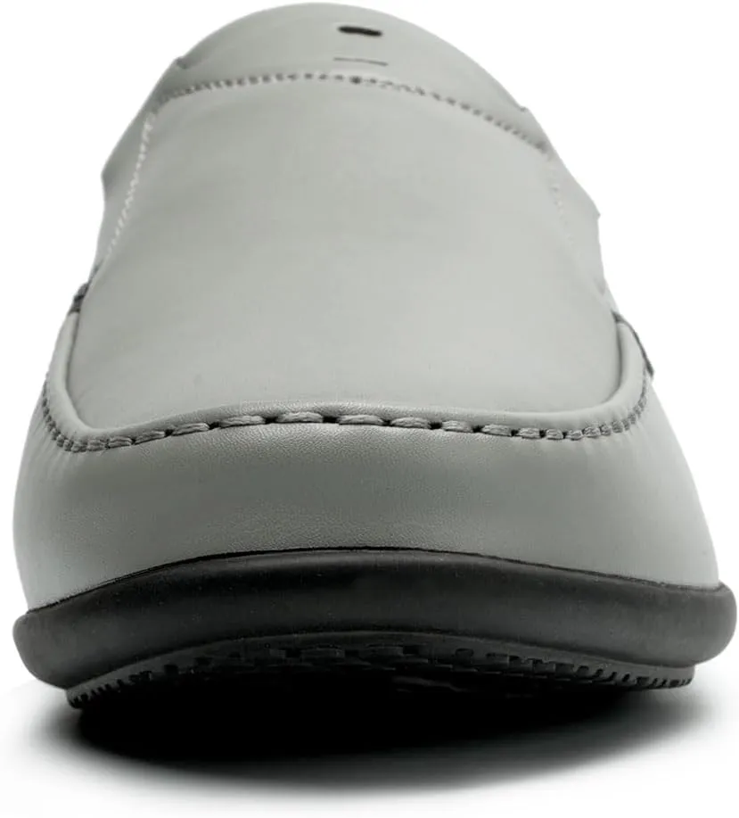 Men??s Slip-On Loafers Handmade Leather Slippers Breathable Comfortable Soft Hand Stitched no-heel Casual Shoes For Men
