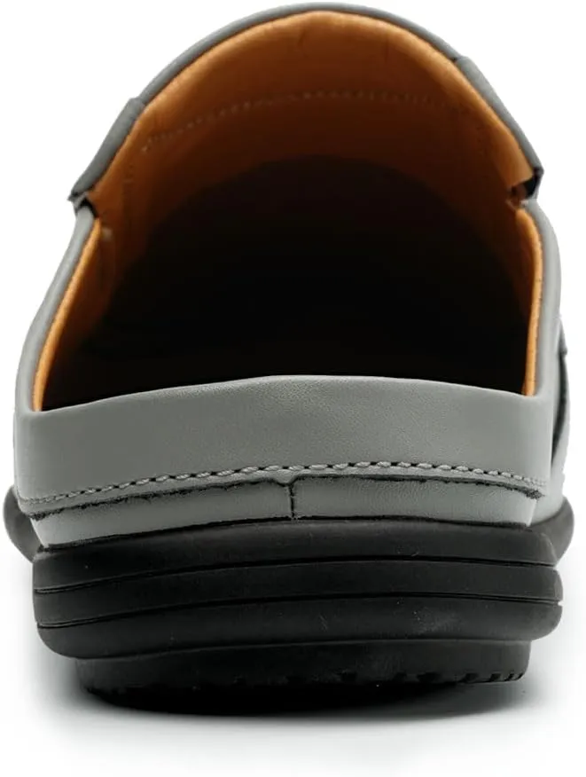 Men??s Slip-On Loafers Handmade Leather Slippers Breathable Comfortable Soft Hand Stitched no-heel Casual Shoes For Men