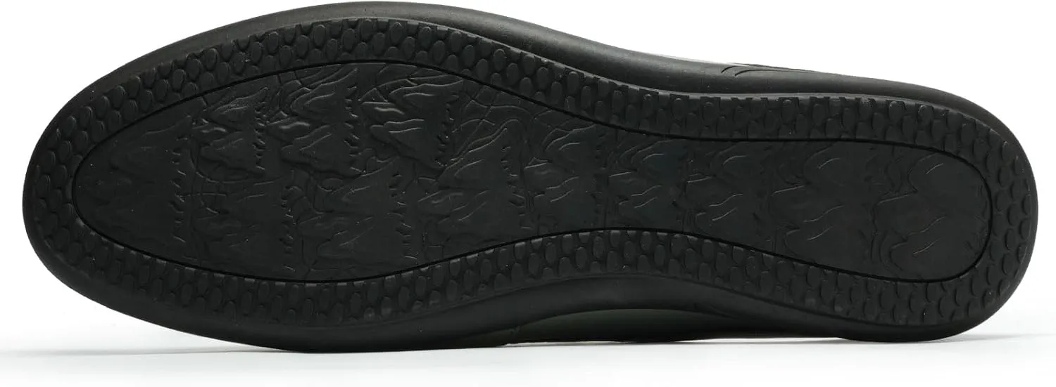 Men??s Slip-On Loafers Handmade Leather Slippers Breathable Comfortable Soft Hand Stitched no-heel Casual Shoes For Men