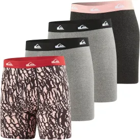 Quiksilver Mens Underwear 4 Pack Boxers for Men Supersoft Brushed Polyester Mens Boxer Briefs