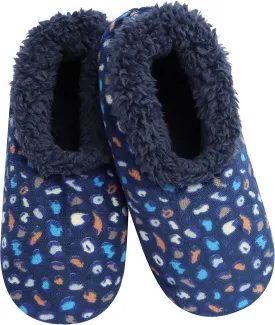 Snoozies Sherpa-Lined Slipper Socks for Women - Fuzzy, Cute, and Cozy Slippers for Women with Non-Slip Sole - Washable House Slippers