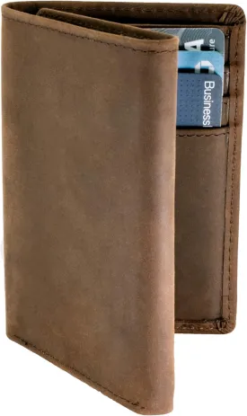 STAY FINE Top Grain Leather Trifold Wallet for Men | Ultra Strong Stitching | Handcrafted Argentinian Leather | RFID Blocking | Extra Capacity Trifold Wallet |Thin and Sophisticated Tri-Fold Design