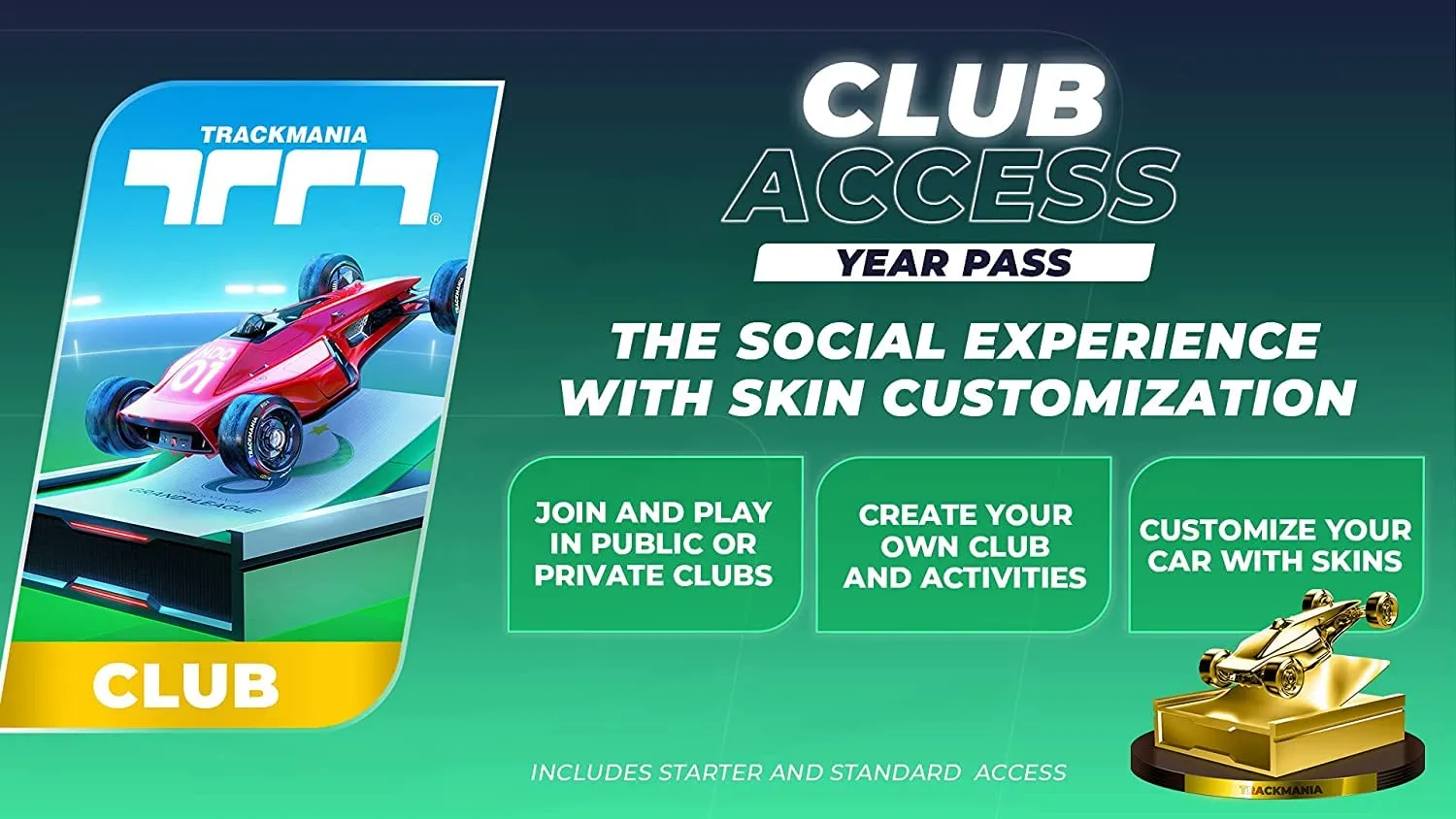 Trackmania Club Access - 1 Year - Xbox [Digital Code]